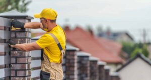 construção muro vedação