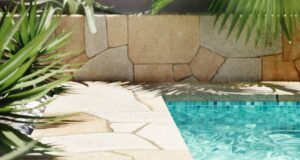 arranjar borda piscina