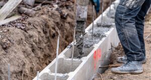 fundação muro profundidade