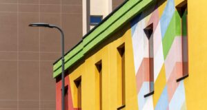 cor pintura edifício